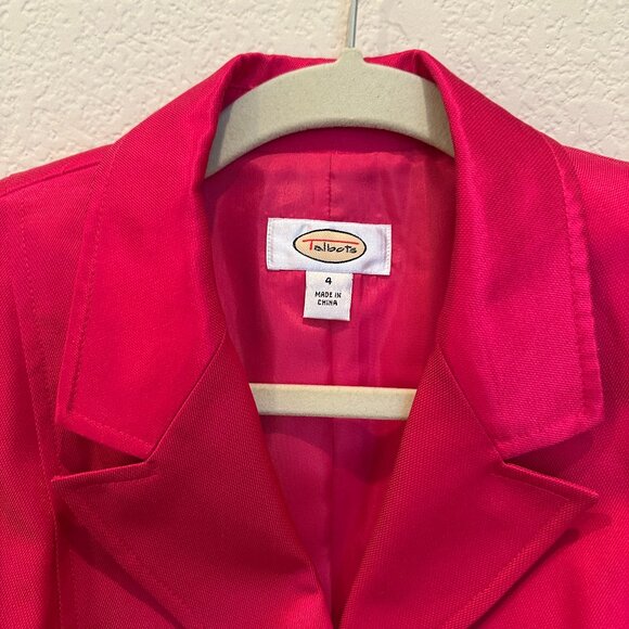 Talbots Hot Pink Suit Jacket - Picture 2 of 5